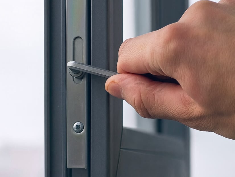 Регулировка алюминиевых окон 