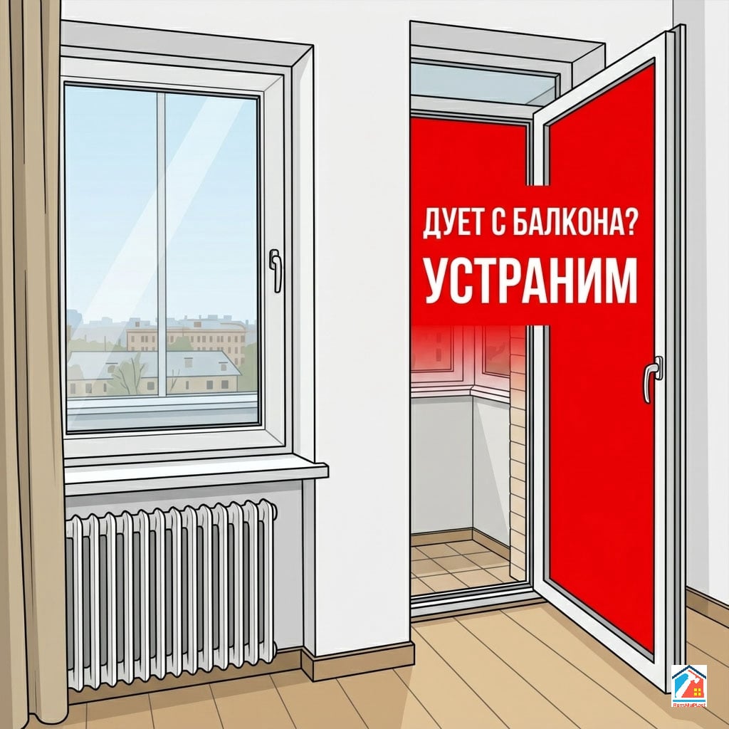 Ремонт балконных окон ПВХ и алюминиевых