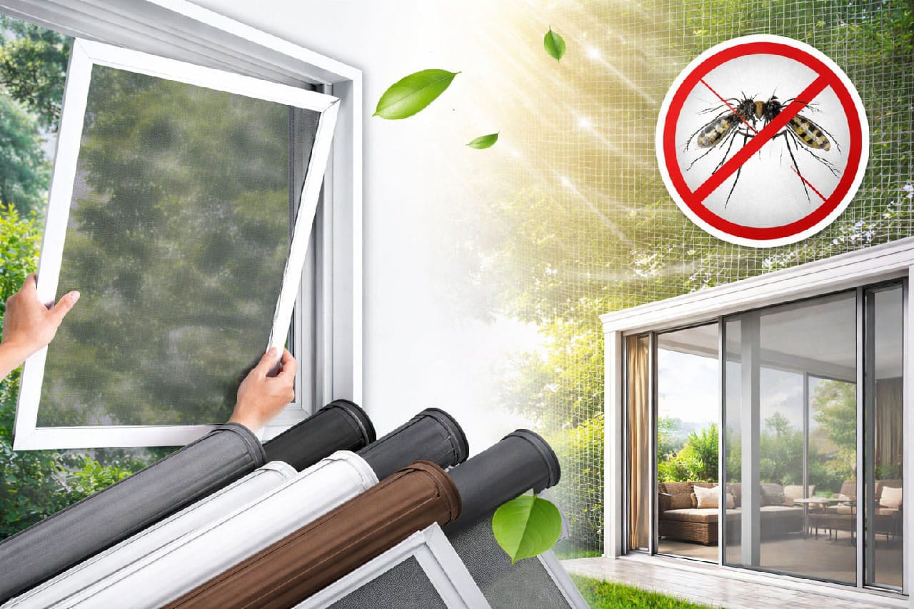 Установка москитных сеток