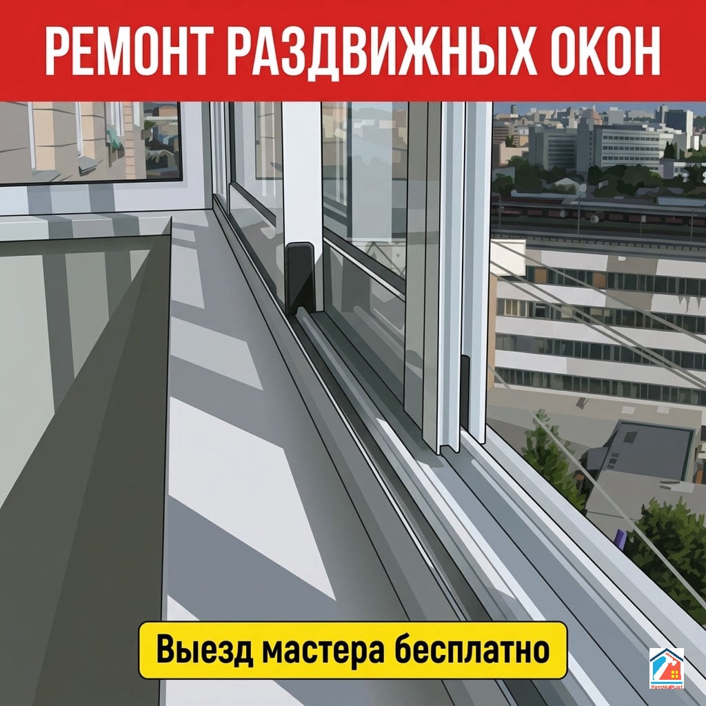 Когда необходим ремонт раздвижных окон
